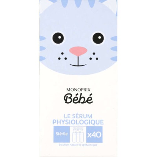 Monoprix Bébé Sérum Physiologique 40x5ml