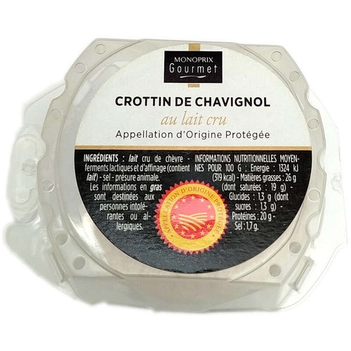 Monoprix Gourmet Crottin De Chavignol AOP 60g
