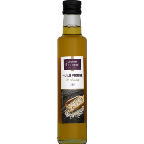 Monoprix Gourmet Huile vierge de sésame 25cl