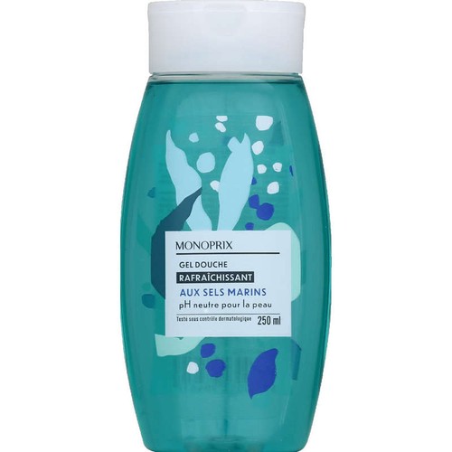 Monoprix Gel Douche Aux Sels Marins 250ml