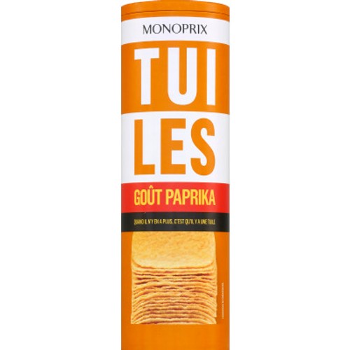 Monoprix Tuiles goût paprika 170g