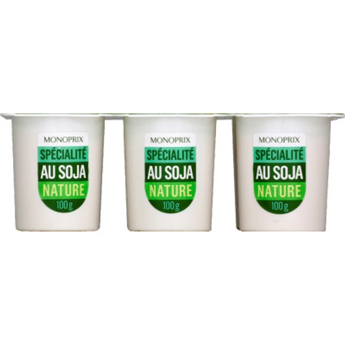 Monoprix Spécialité Fermentée au Soja Nature 6x100g