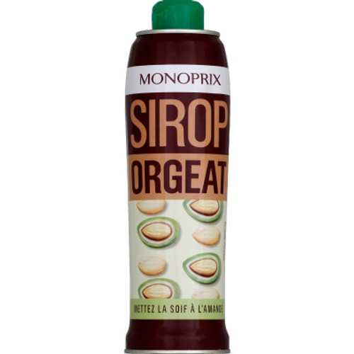 Monoprix Sirop orgeat à diluer 75cl