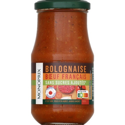 Monoprix Sauce Bolognaise 420g