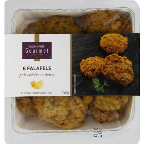 Monoprix Gourmet Falafels Pois Chiches Et Épices 150g