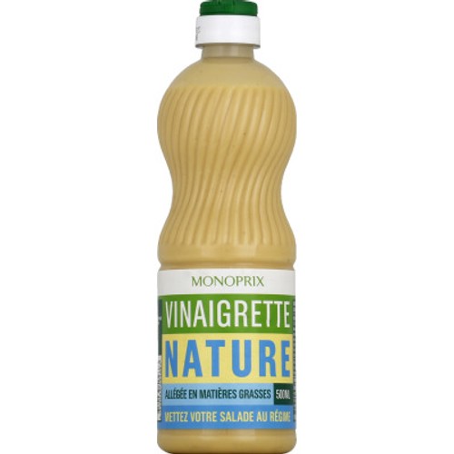 Monoprix Vinaigrette allégée nature 50cl