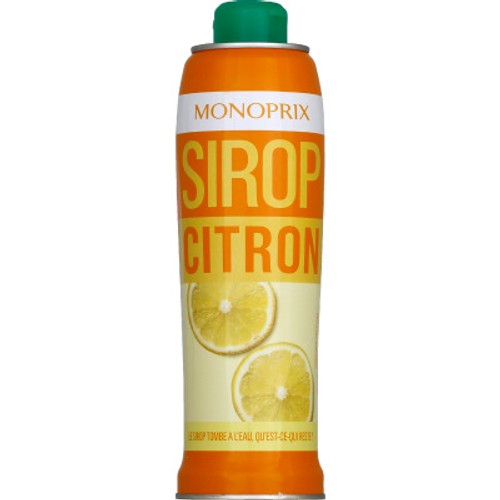 Monoprix Sirop citron à diluer 75cl