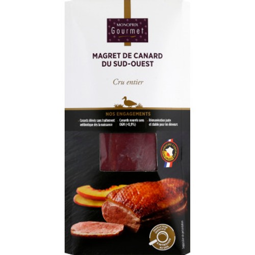 Monoprix Gourmet Magret de Canard du sud-ouest 380g