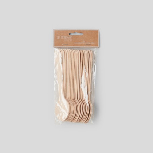 Monoprix Maison Cuillères En Bois X20 16Cm