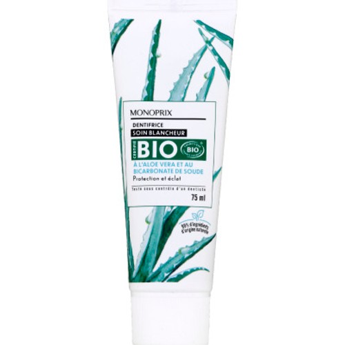Monoprix Bio Dentifrice Blancheur 75ml