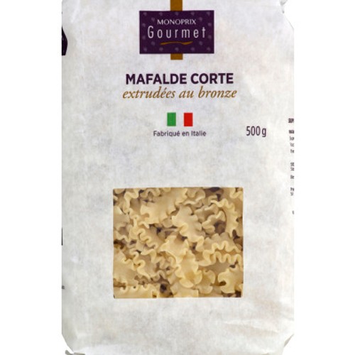 Monoprix Gourmet Mafalde Corte Extrudées Au Bronze 500g
