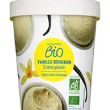 Monoprix Bio  Crème glacée artisanale vanille Bourbon pot 334g