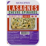 Monoprix Lasagnes chèvre épinards 300g