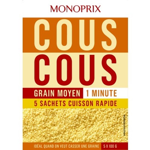 Monoprix Couscous grain moyen 500g