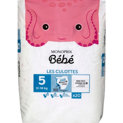 Monoprix Bébé Culottes Taille 5 x20