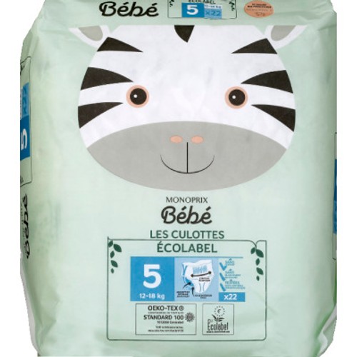 Monoprix Bébé Culottes Ecologique T5 x22