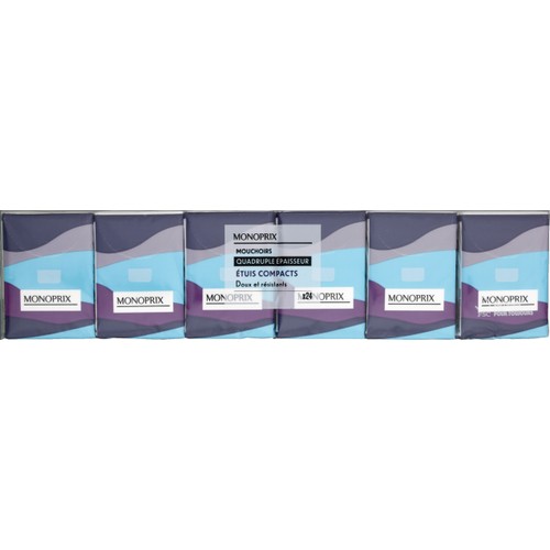 Monoprix Mouchoirs Etui compacts  x24