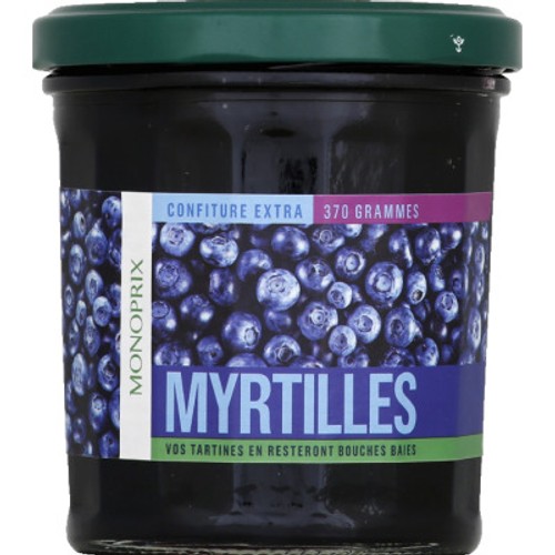 Monoprix Confiture Extra de Myrtilles 370g