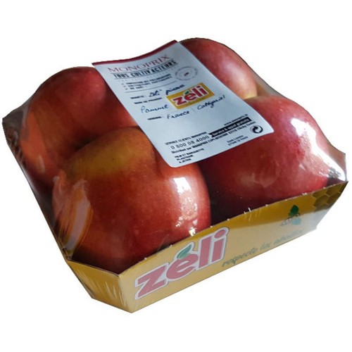 Monoprix Tous Cultiv'Acteurs Pomme Zéli x4 Catégorie 1