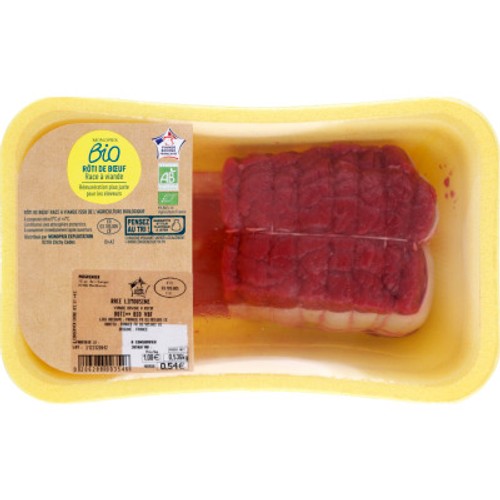 Monoprix Bio Rôti de Bœuf Tranche x1