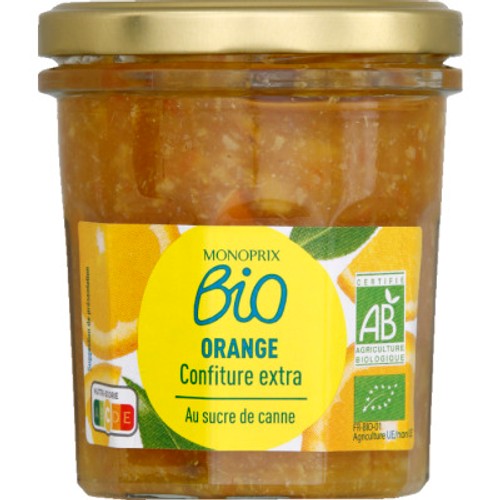 Monoprix Bio Confiture d'orange 350g