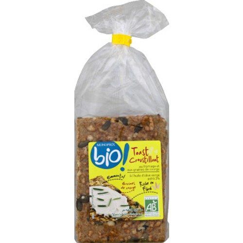 Monoprix Bio Crackers fromage graines 200g