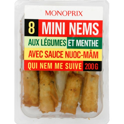 Monoprix Mini Nems Au Légumes + Sauce 200g