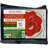 Monoprix Carpaccio de bœuf avec pesto 200g
