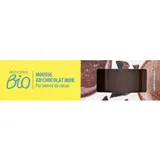Monoprix Bio Mousse au chocolat noir 2x70g