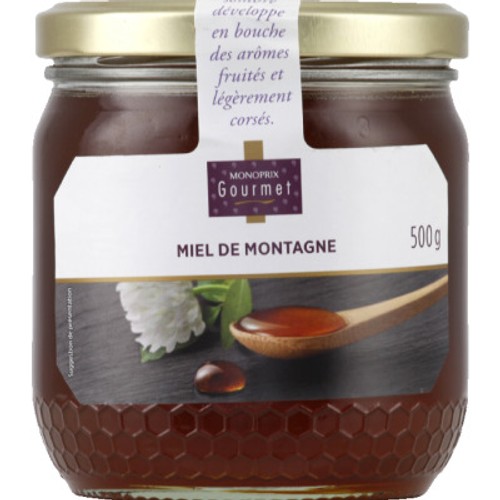 Monoprix Gourmet Miel de Montagne 500g