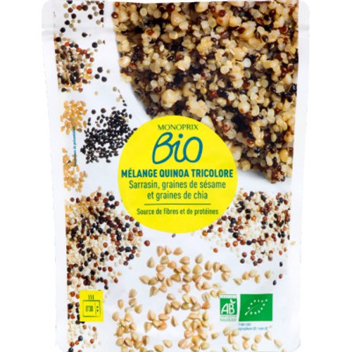 Monoprix Bio Mélange Quinoa Tricolore Céréales et Graines 220g