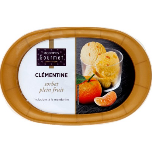 Monoprix Gourmet Sorbet plein fruit 325g