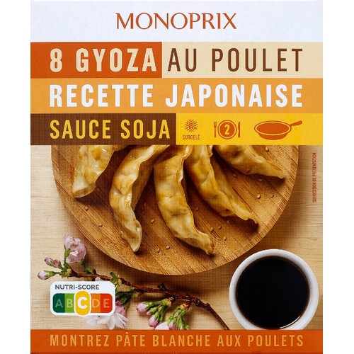 Monoprix Gyozas au poulet x8 220g