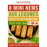 Monoprix Mini nems aux légumes sauce nuoc mâm x8 220g