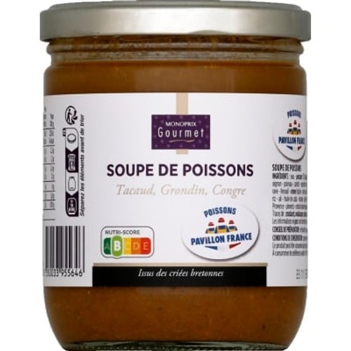 Monoprix Gourmet Soupe de Poissons 440ml