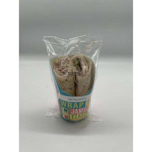 Monoprix Wrap jambon Tzatziki 180g