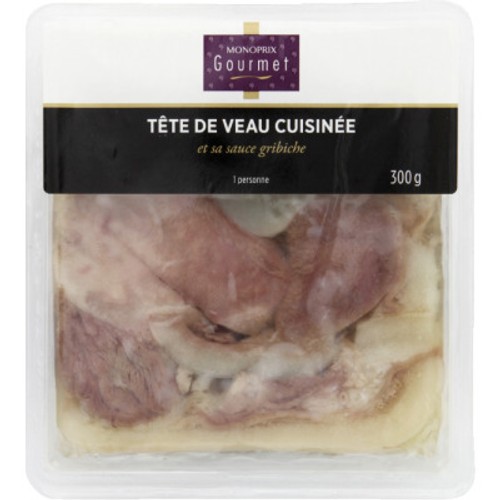 Monoprix Gourmet Tête de Veau Cuisinée & Sauce Gribiche 300g