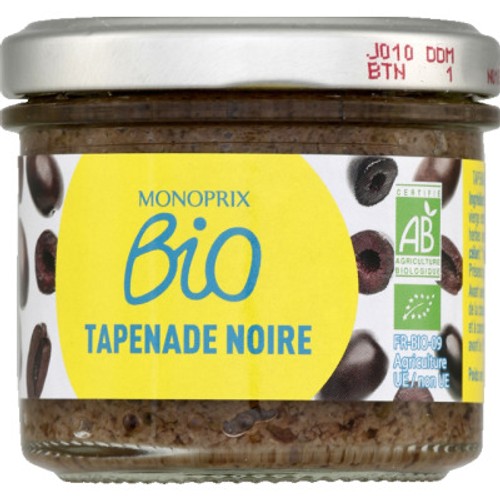 Monoprix Bio Tapenade noire 100g
