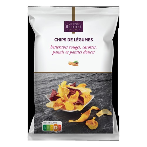 Monoprix Gourmet Chips légumes 100g