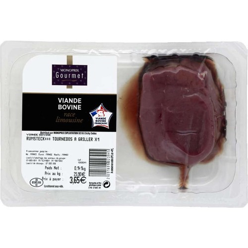 Monoprix Gourmet Darfresh Rumsteak Facon Tour 160g