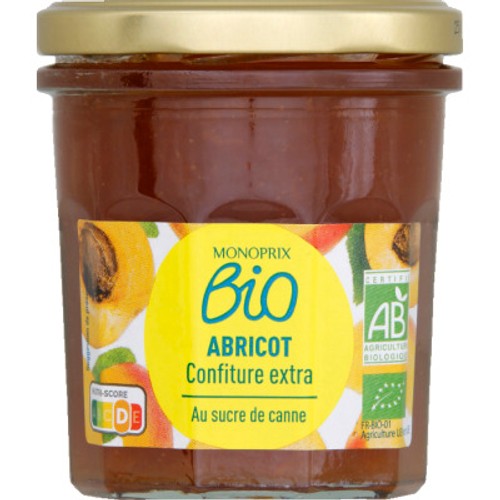 Monoprix Bio Confiture d'abricot 350g