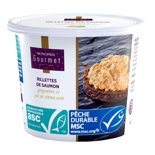 Monoprix Gourmet Saumon gingembre 140g