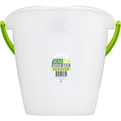 Monoprix Seau avec bec verseur 12L