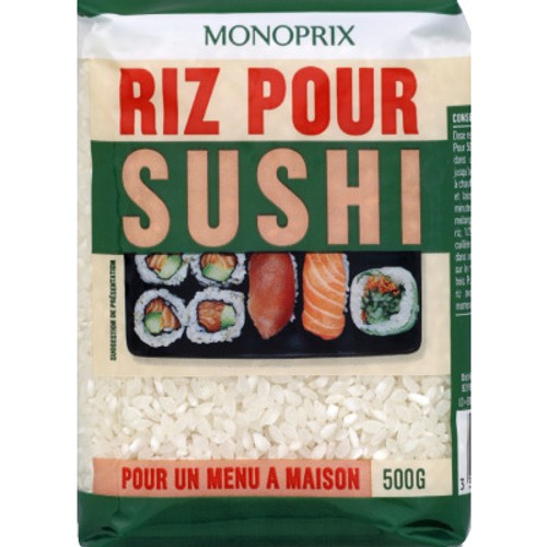 Monoprix Riz Sushi 500g