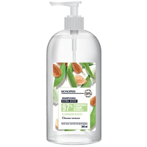 Monoprix Shampooing extra doux à l'amande douce 500ml
