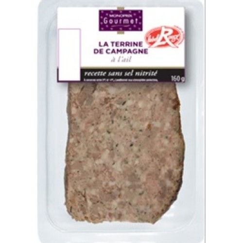 Monoprix Gourmet Terrine De Campagne À L'Ail À L'Ancienne 160g