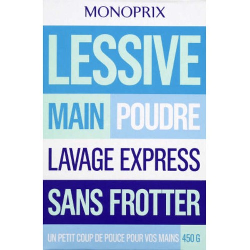 Monoprix Lessive En Poudre 450g
