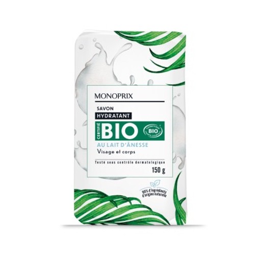 Monoprix Bio Savon au Lait d'Ânesse 150g