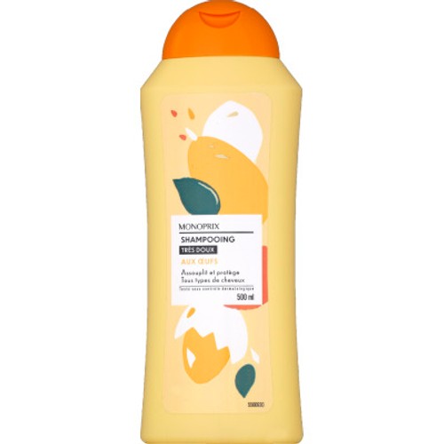 Monoprix Shampooing Aux Œufs 500ml
