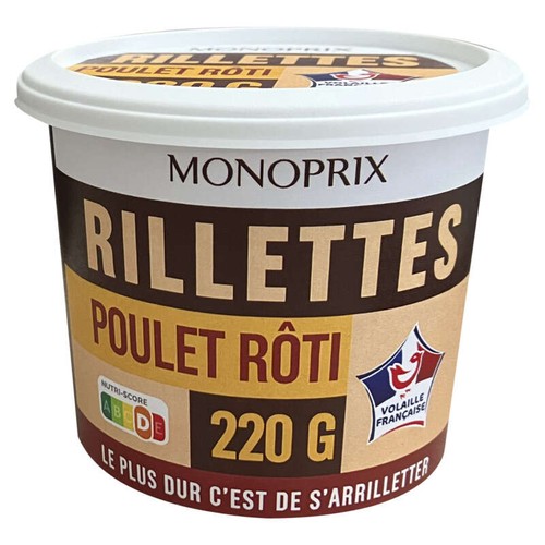 Monoprix Rillettes de Poulet 220g